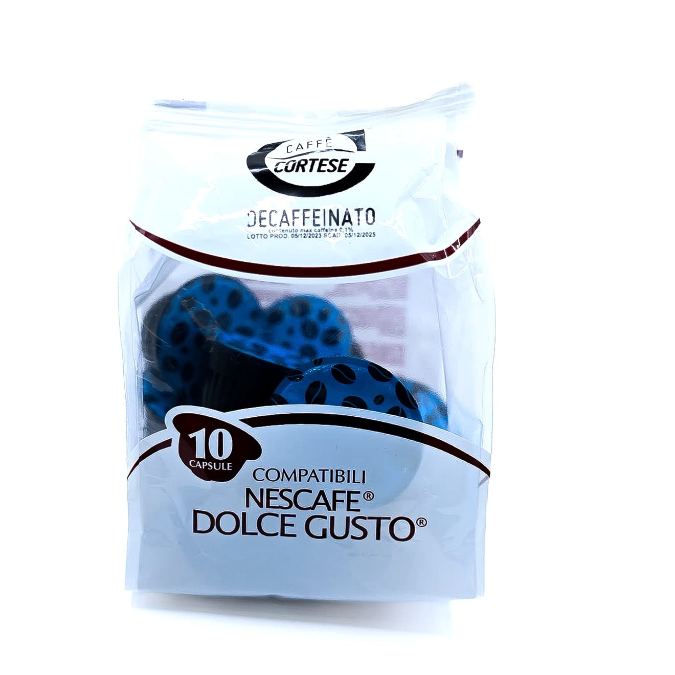Caffè Cortese Кава в капсулах Caffè Cortese Decaffeinato (Dolce Gusto) 10 капс, 10 капс.