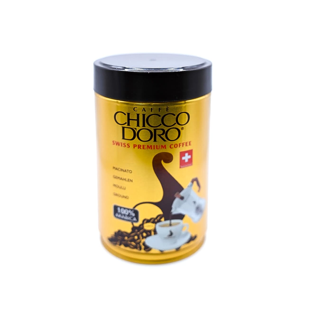 Chicco d'Oro Кава мелена Chicco d'Oro Swiss Premium 100% Arabica, бл. 250 г