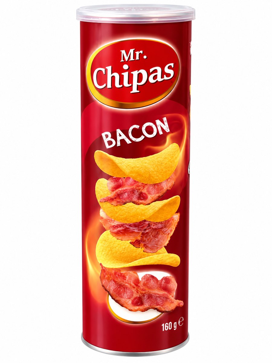 Чипси Мр. Чіпас Бекон Mr.Chipas Bacon 160г