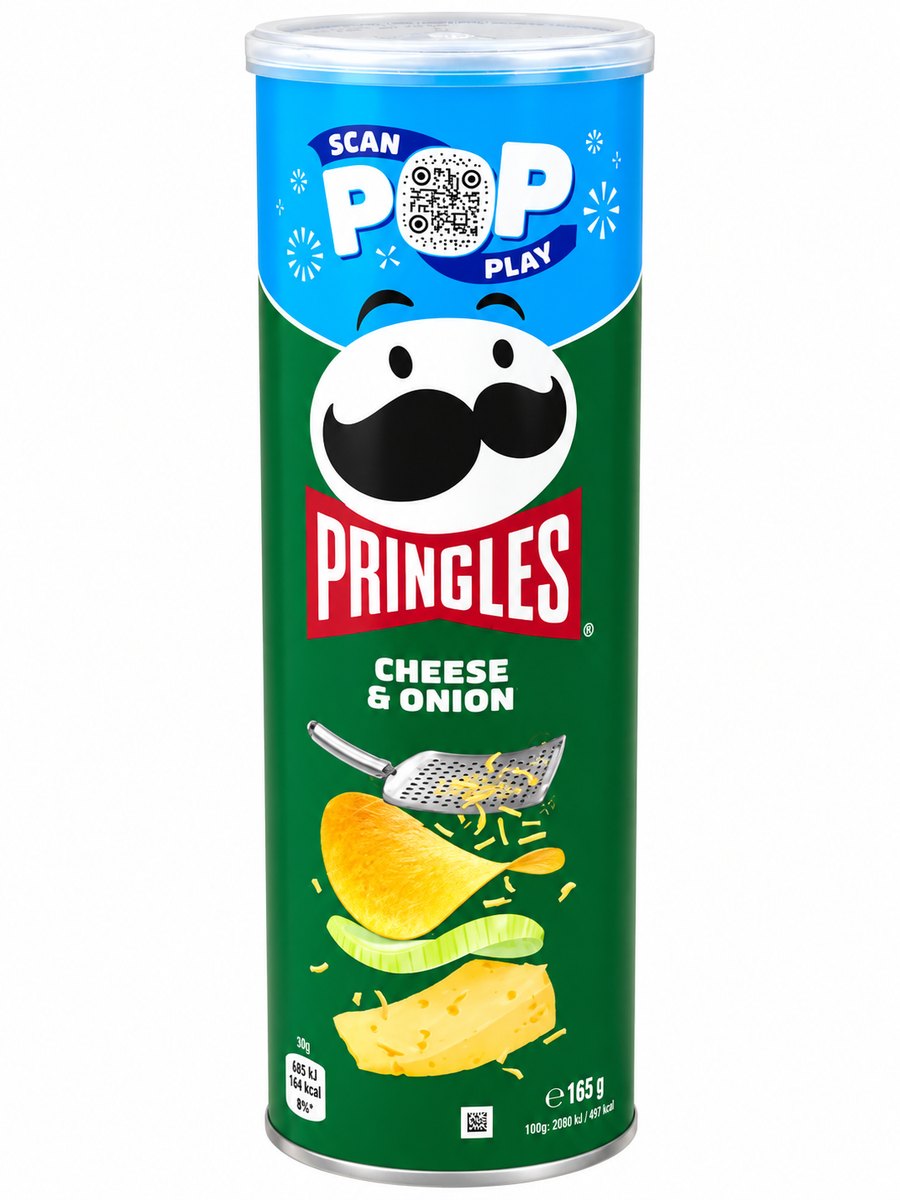 Чипси Pringles Cheese & Onion 165 г.