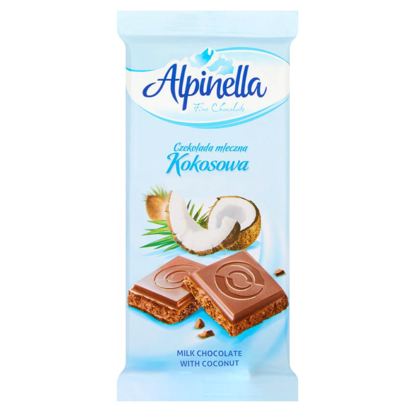 Шоколад Alpinella кокос 90 г