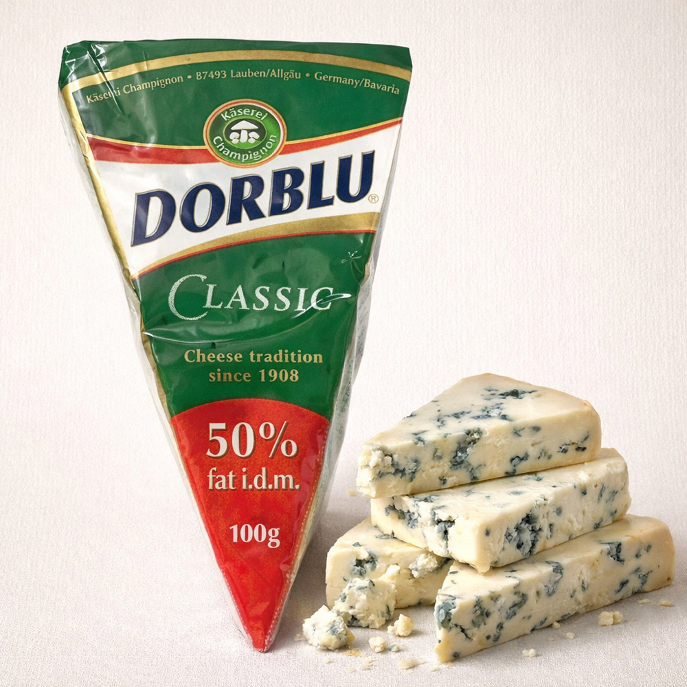 Сир Дор Блю (зелене) класичний 50% круг 2,5к