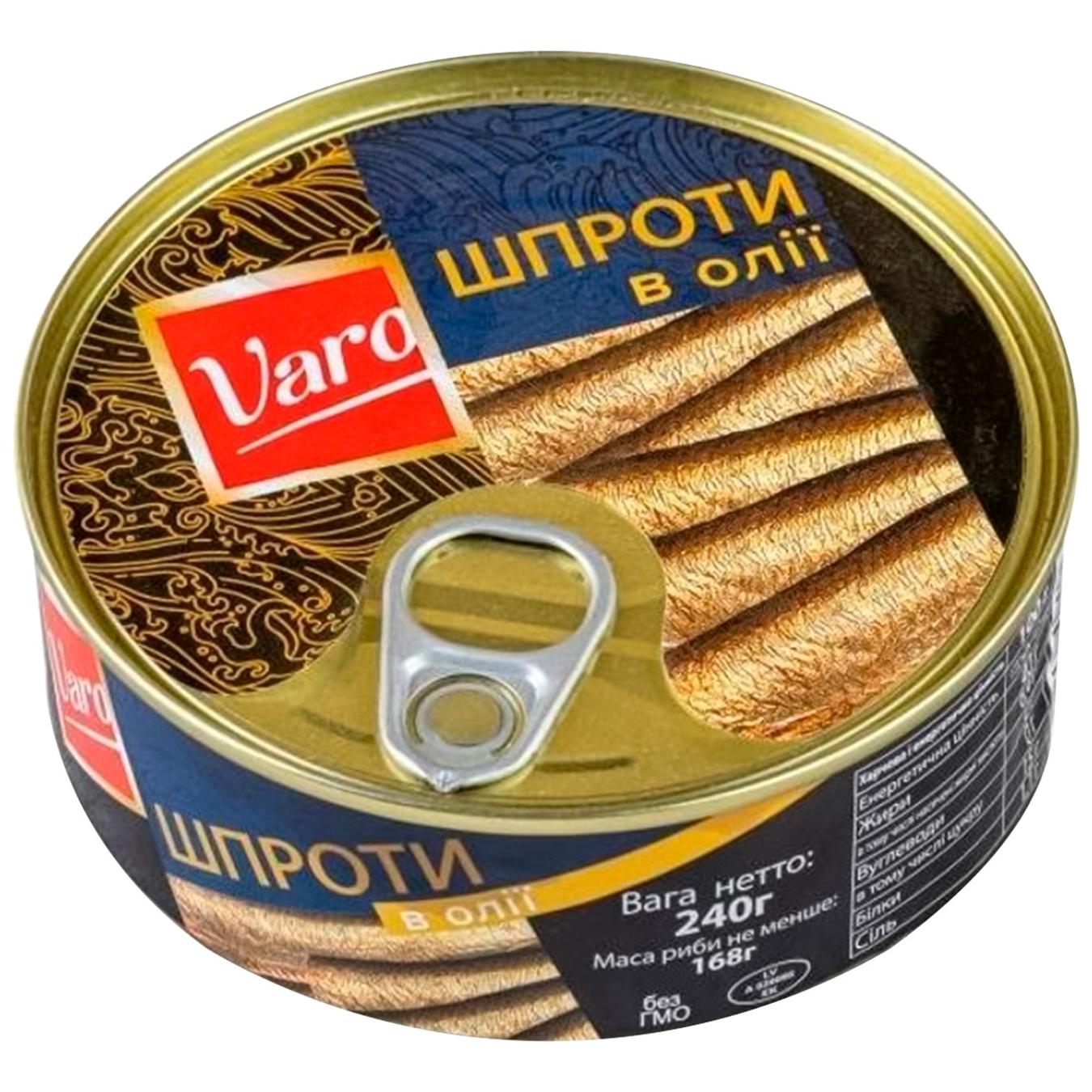 Шпроти в олії (ключ) Winter ж/б M&K (МК) 160g