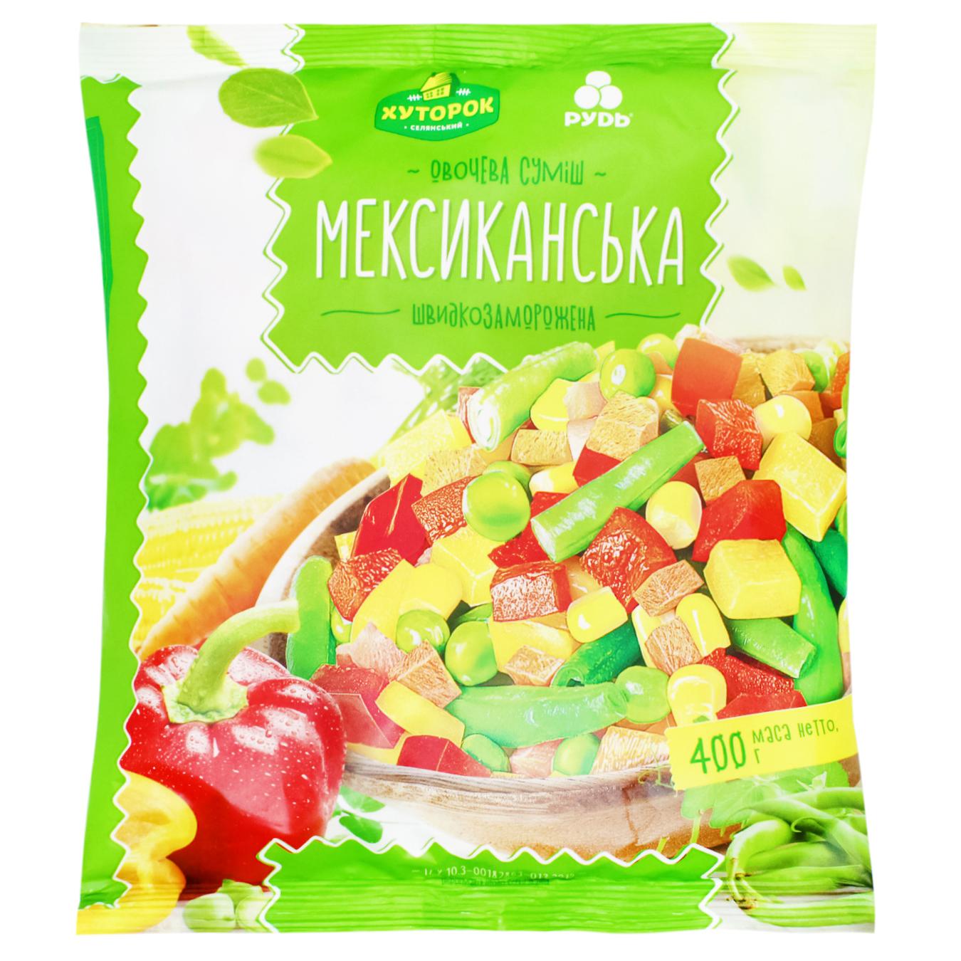 400г Овочева суміш "Мексиканська" ХУТОРОК