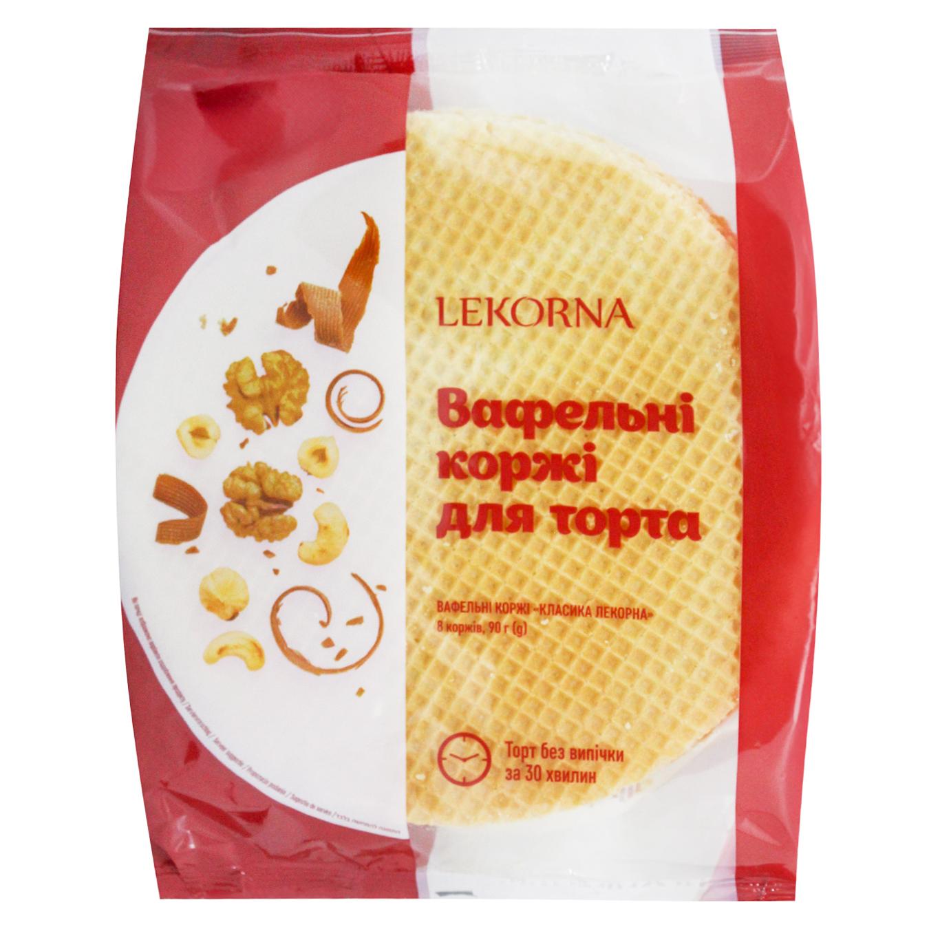 Лекорна вафля корж 90 гр