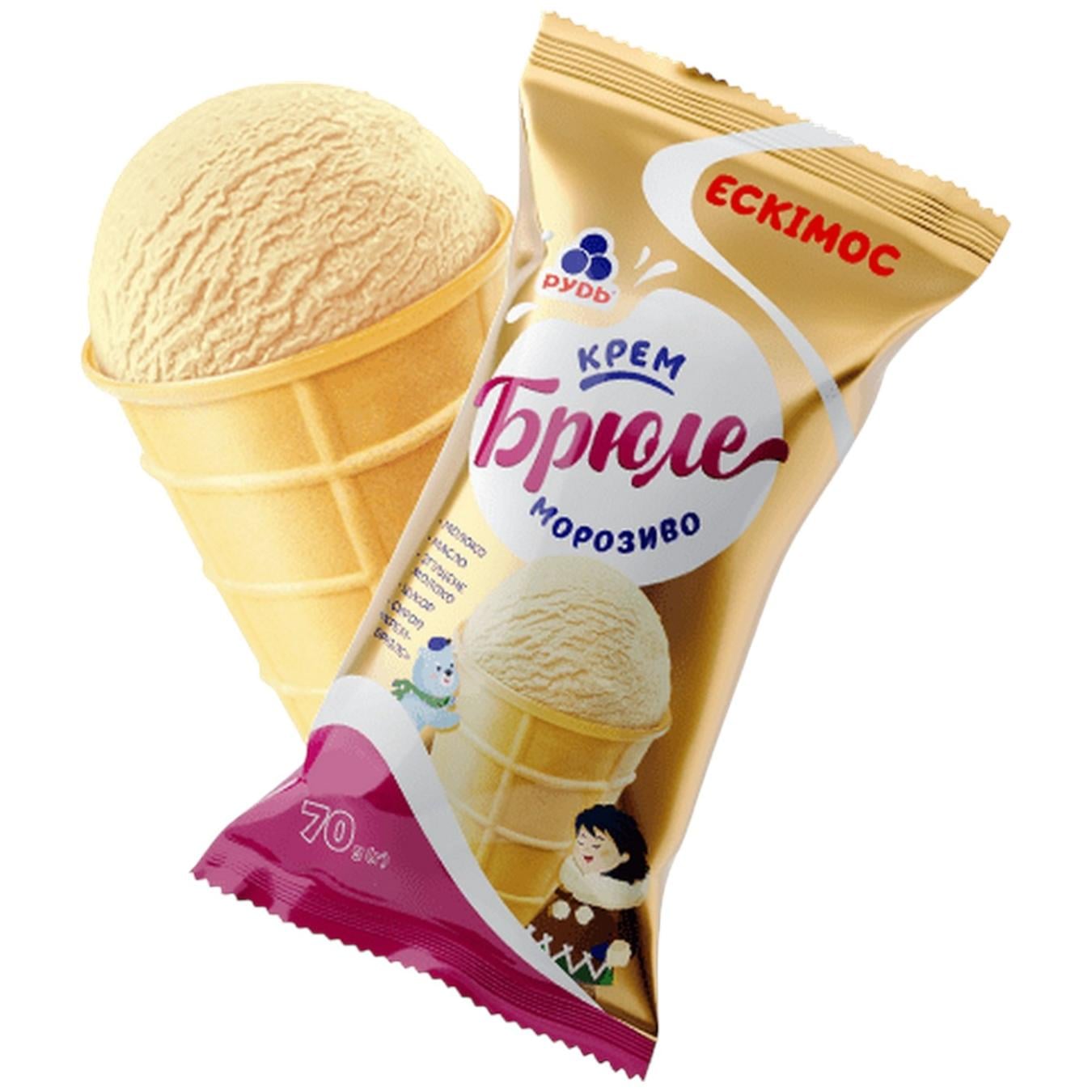 Пломбір ескімос крем брюле 70 гр