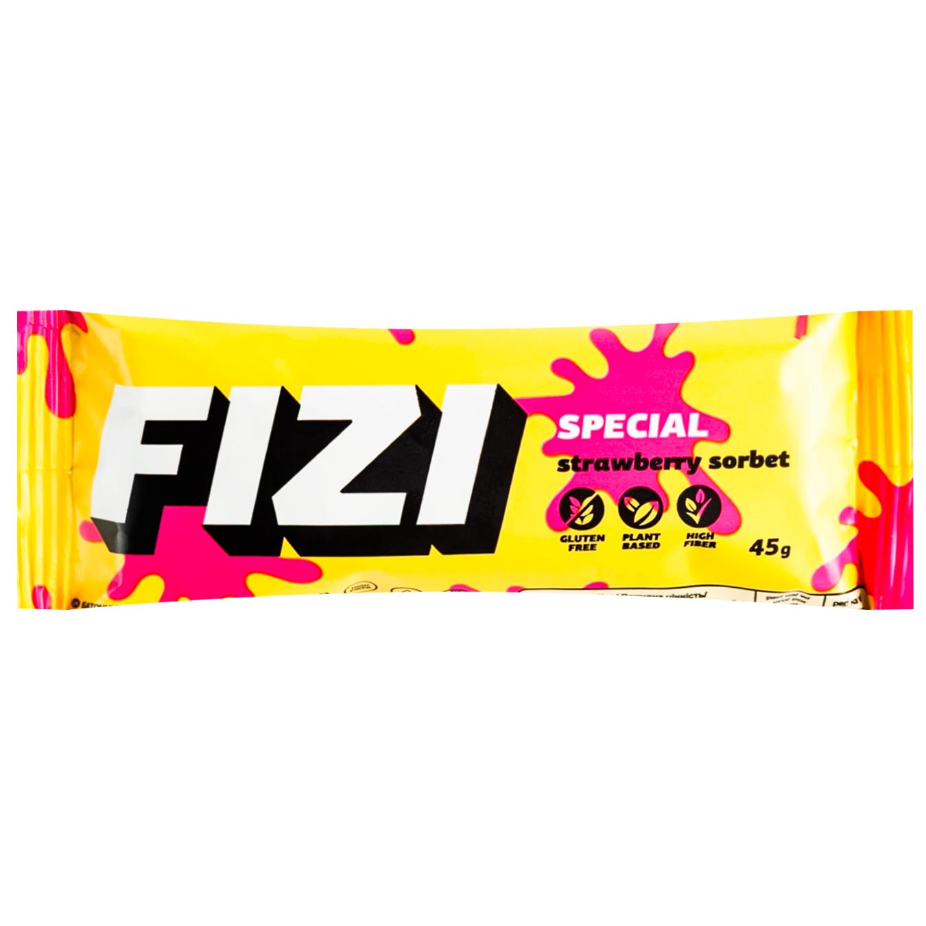 Батончик Fizi "Strawbery sorbet"