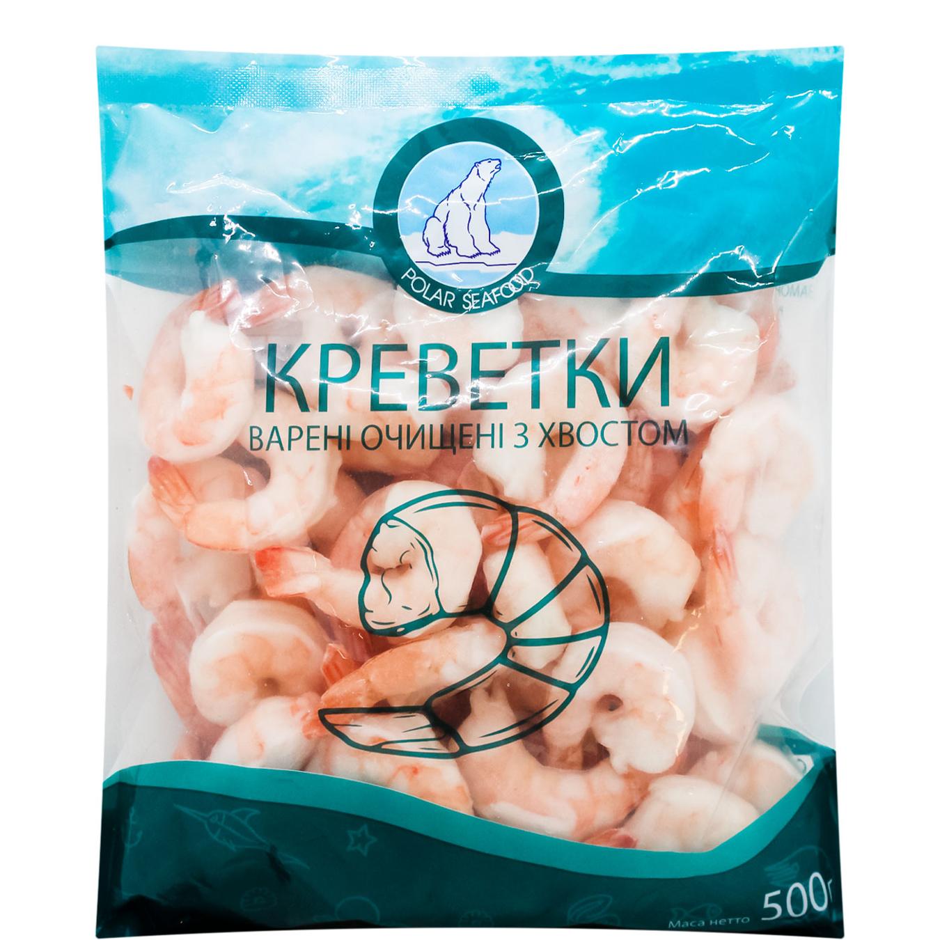 Коеветка в/м чищена з хвостом 31/40 500 гр