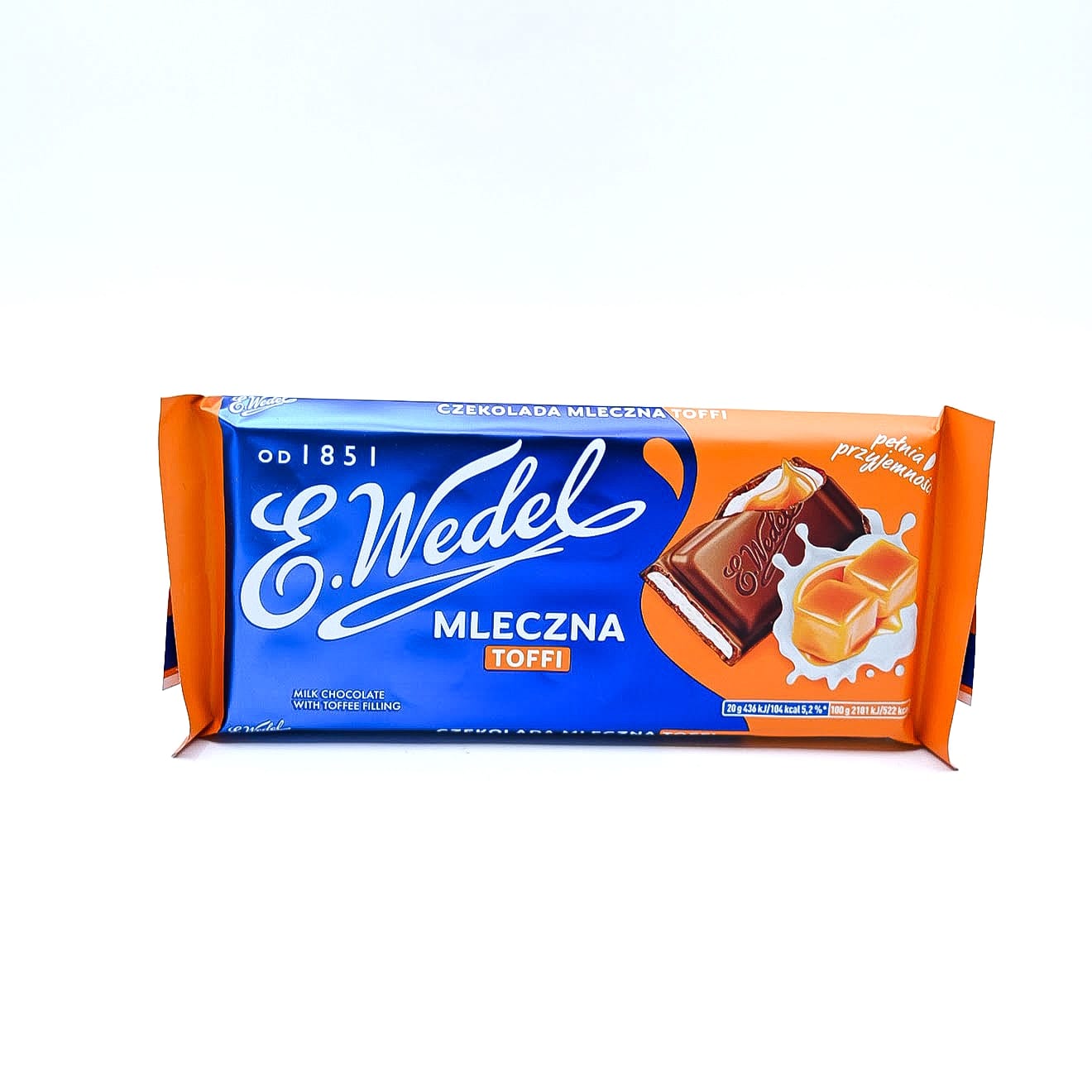 E.Wedel Шоколад E.Wedel Mleczna Toffi молочний з тоффі, 100 г