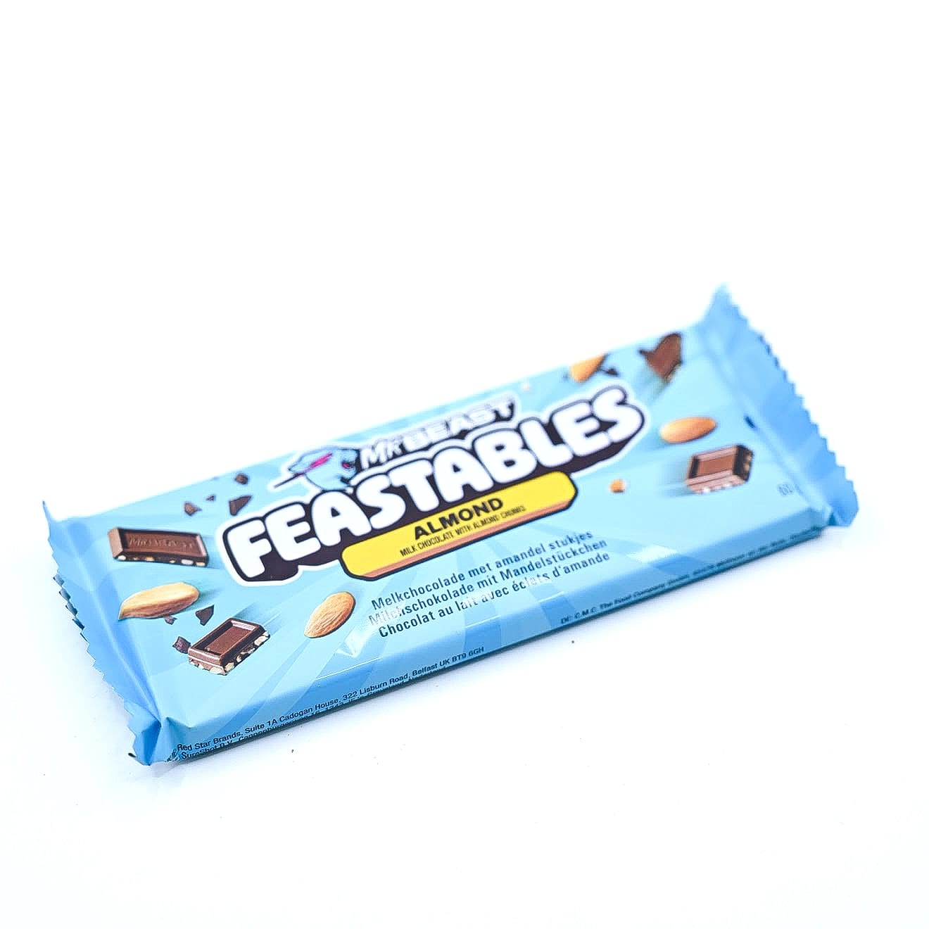 Feastables (Mr Beast) Almond (молочний шоколад з мигдалем)