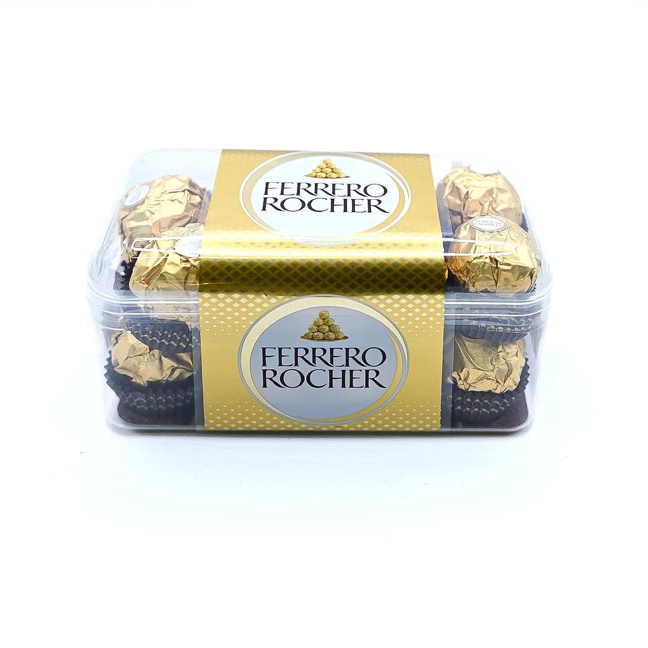 Ferrero Цукерки Ferrero Rocher 16 шт (прозорий бокс), 200 г