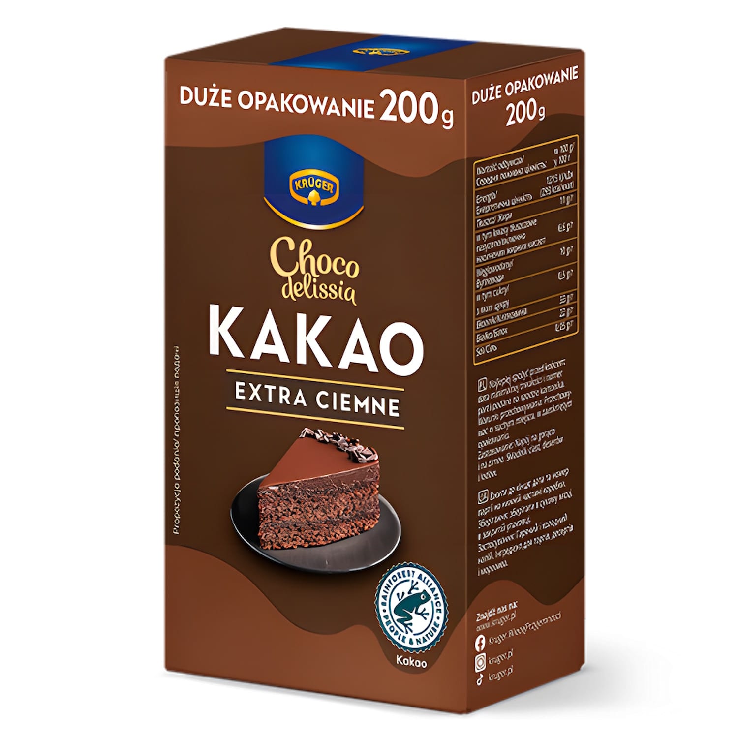 Какао Krüger екстра темне, 200 г