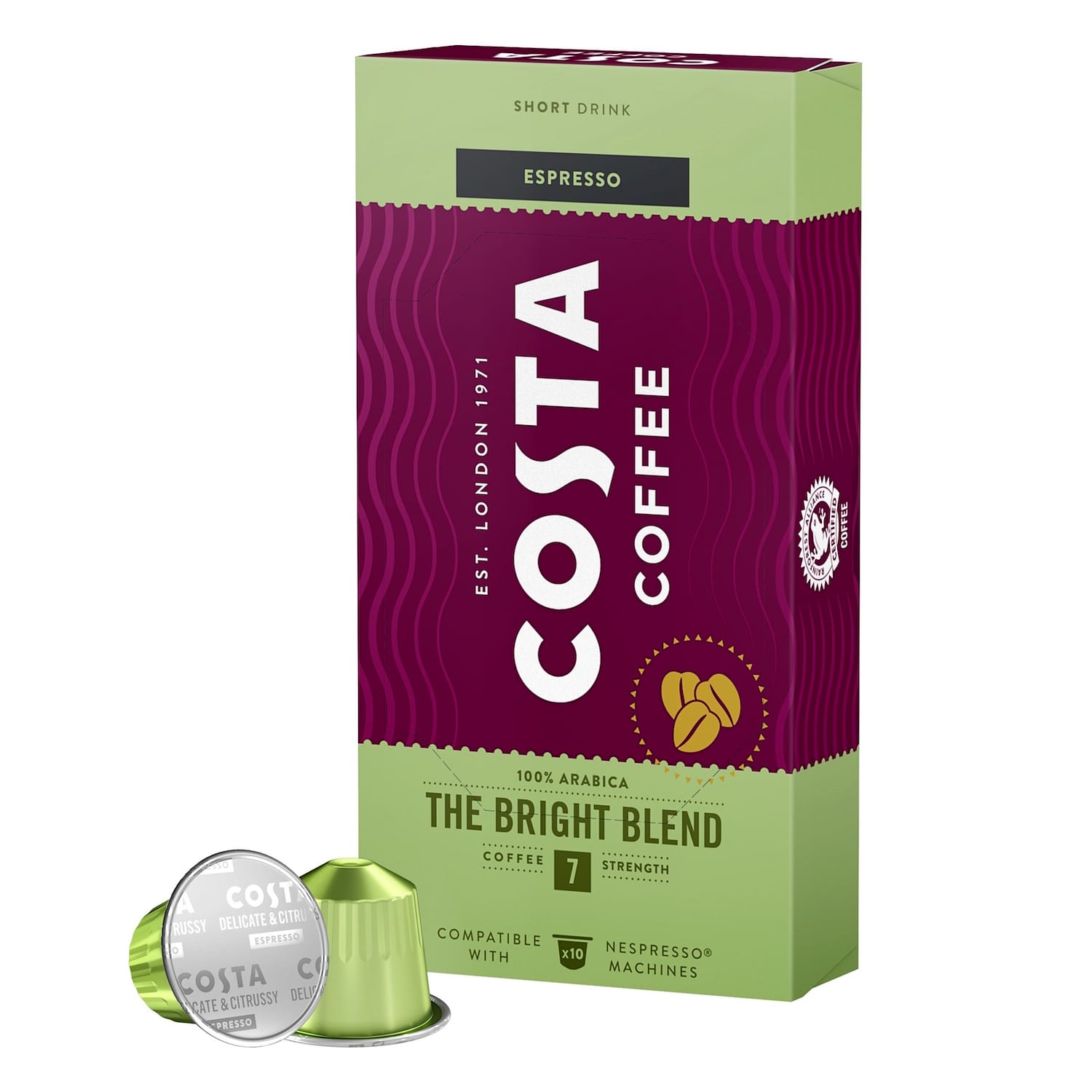Кава в капсулах Costa Coffee Bright Blend 7