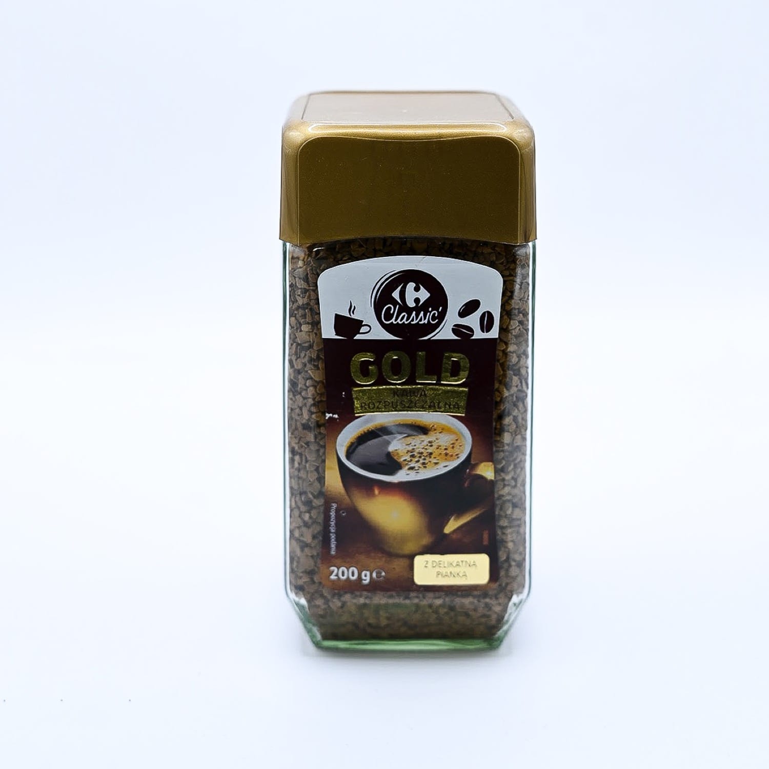 Кава розчинна Carrefour Classic Gold, 200 г