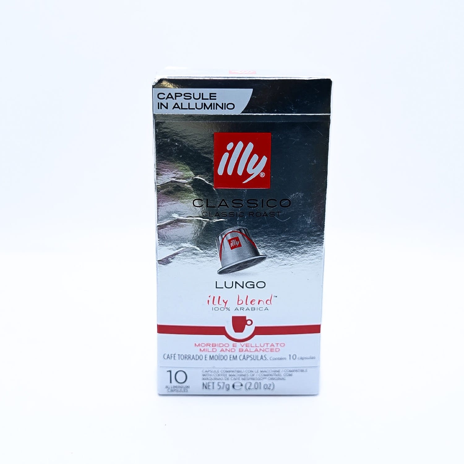 Кава в капсулах illy Classico Lungo, 100% арабіка, 10 шт