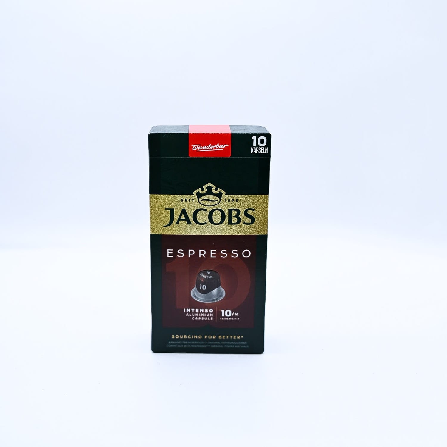 Кава в капсулах Jacobs Espresso Intenso, інтенсивність 10, 10 шт