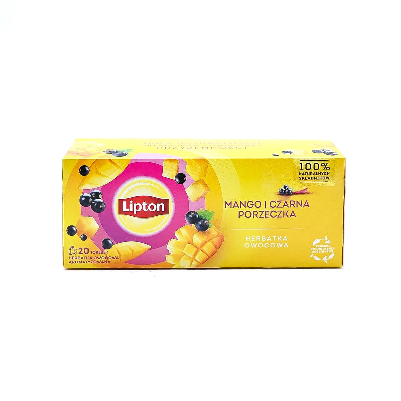 Lipton Mango i czarna porzeczka, 20 пакетів