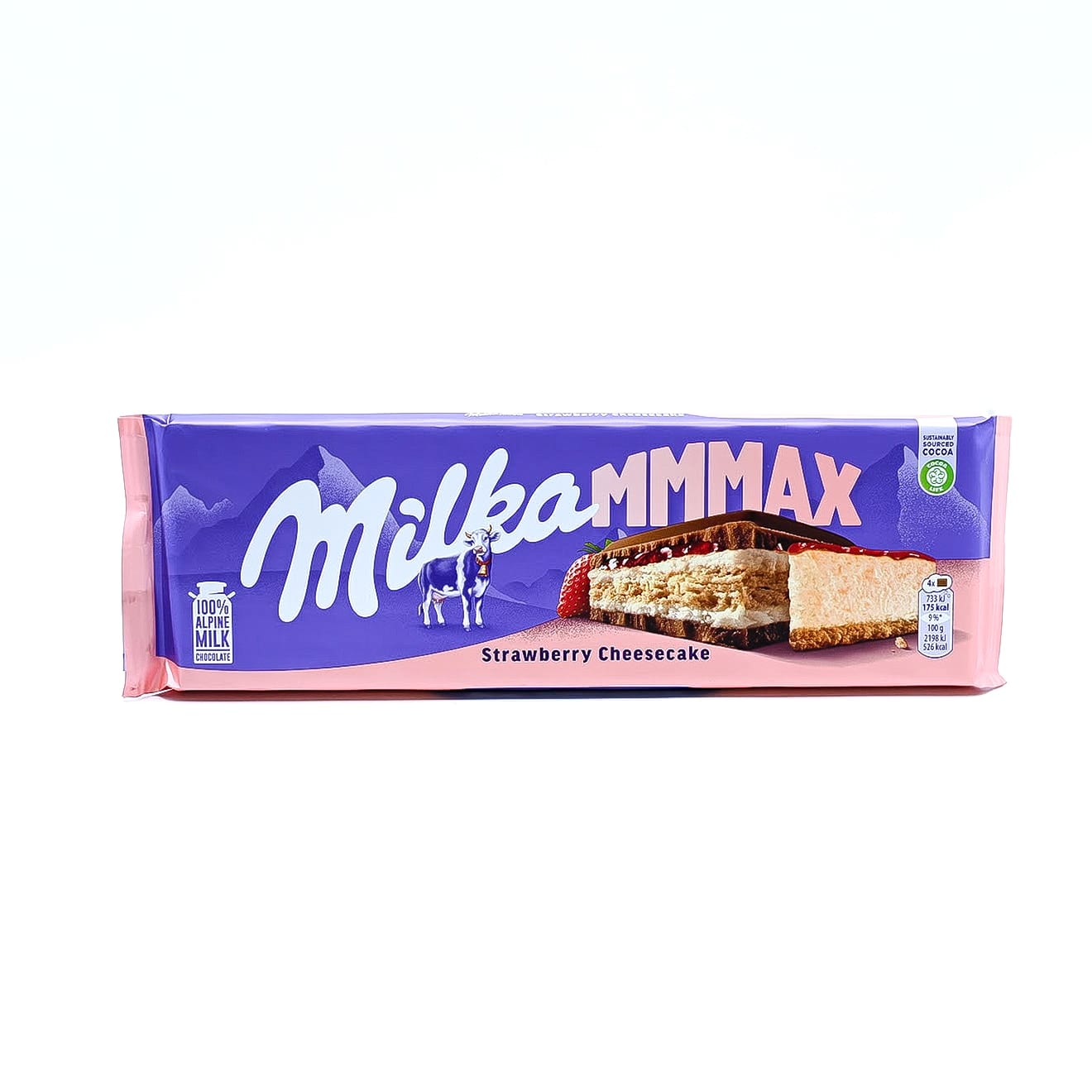 Milka Шоколад Milka MMMAX Strawberry Cheesecake, 300 г