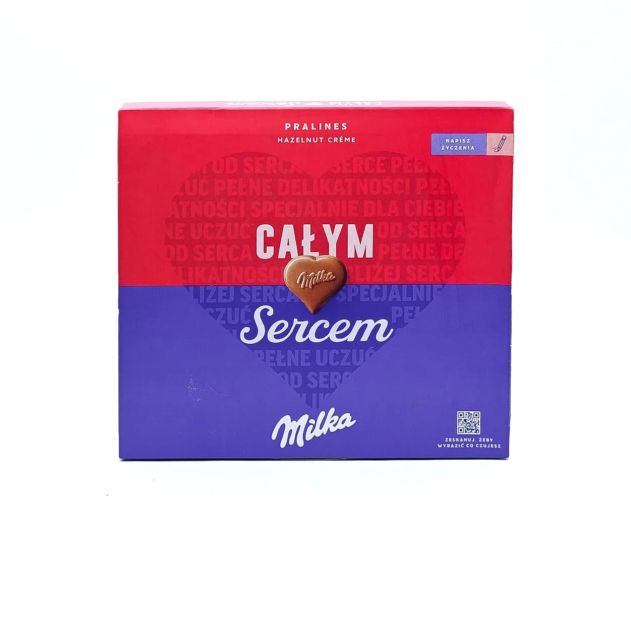 Milka Цукерки Milka Całym Sercem Pralines Hazelnut Créme, бл. 110 г