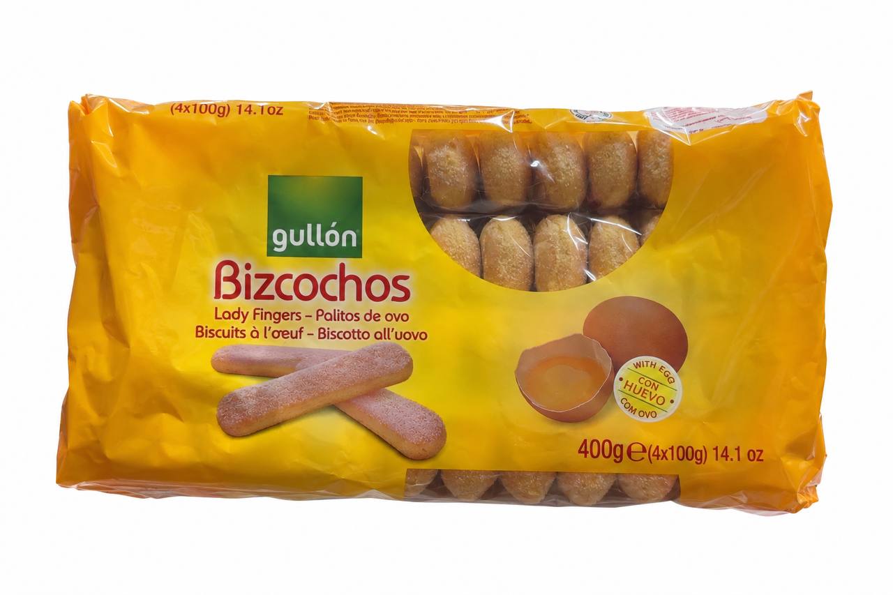 Печиво GULLON Savoiardi Bizcocho савоярді для тірамісу 400г