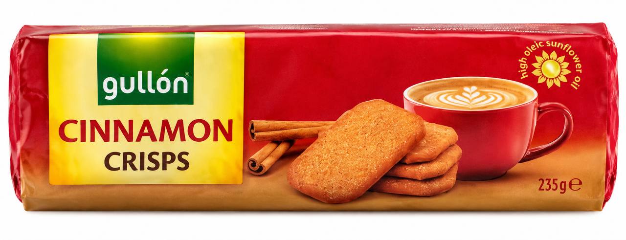 Печиво Gullon з корицею Cinnamon Crisps 235 гр