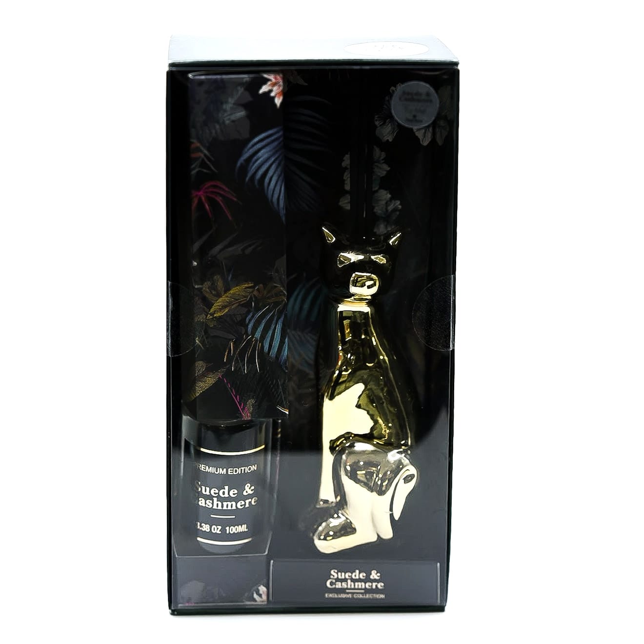 Premium Edition Дифузор Suede & Cashmere 100ml + фігурка пантера, 100ml