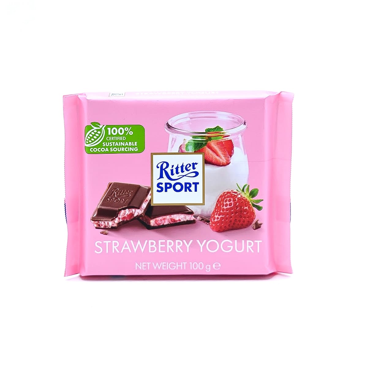 Ritter Sport Strawberry Yogurt, 100г