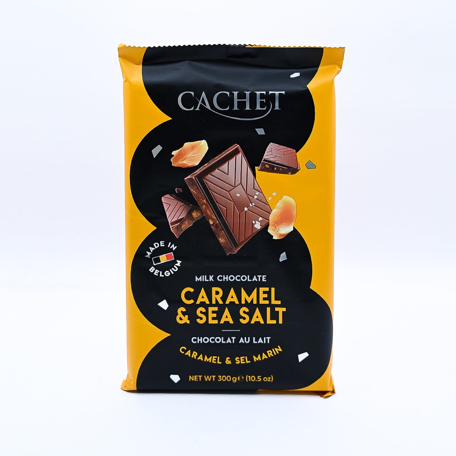 Шоколад Cachet Caramel & Sea Salt (карамель, морська сіль), 300 г