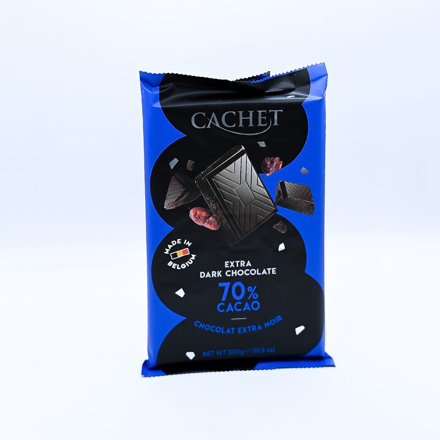 Шоколад Cachet Extra Dark 70% (чорний), 300 г