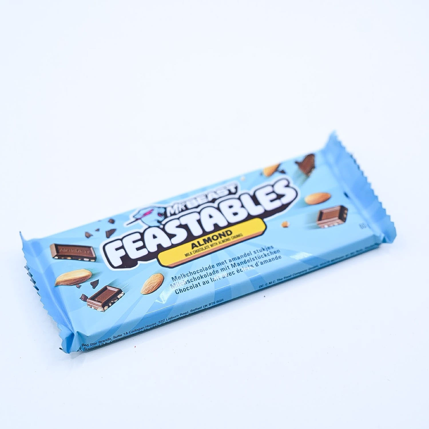 Шоколад Feastables (MrBeast) «Almond» молочний з мигдалем