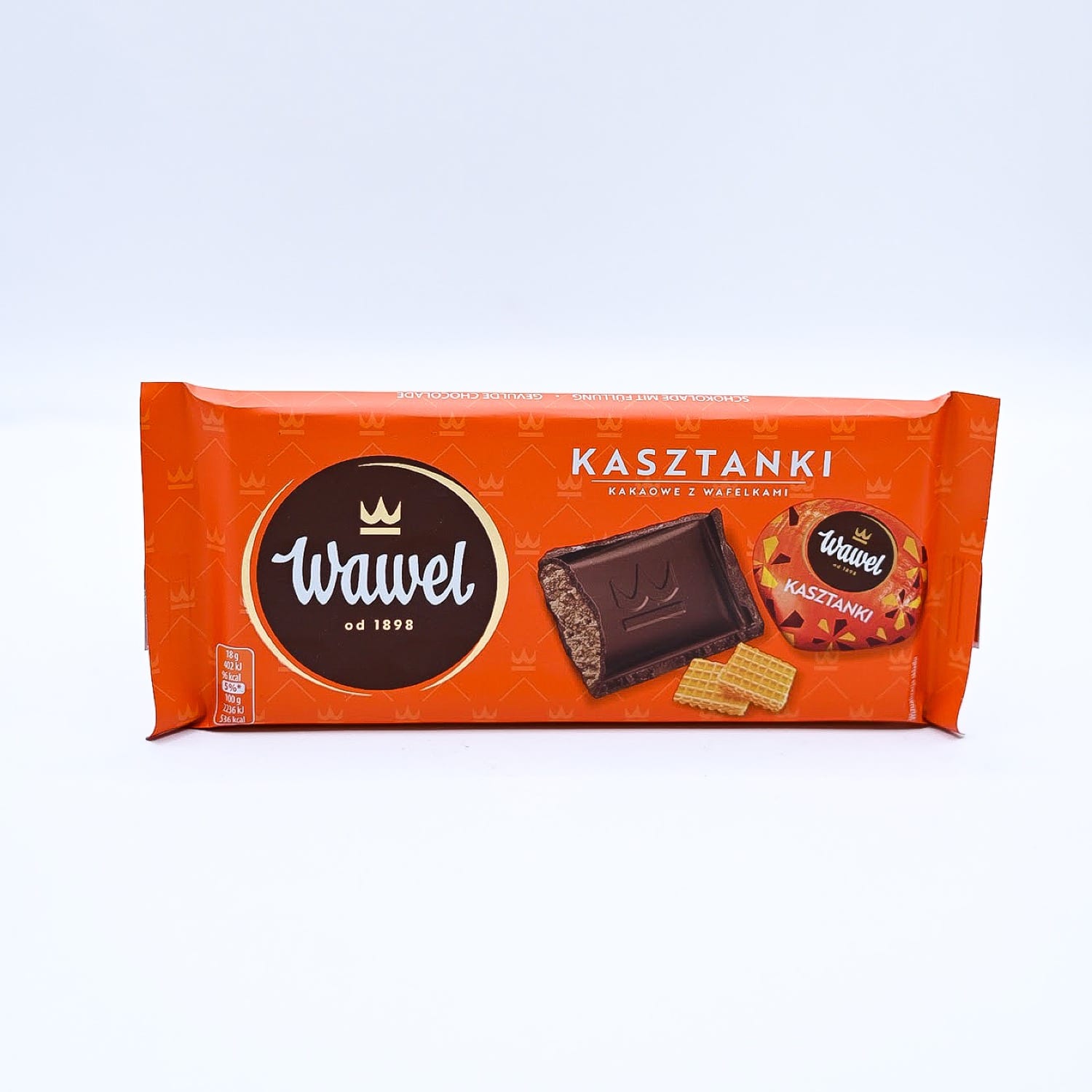 Шоколад Wawel «Kasztanki» з вафлями — 1