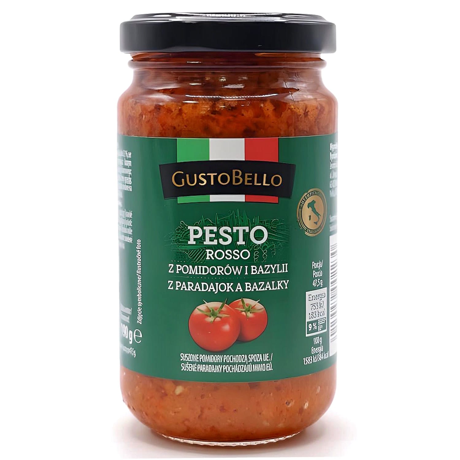 Соус песто Gustobello Pesto Rosso з томатами, 190 г