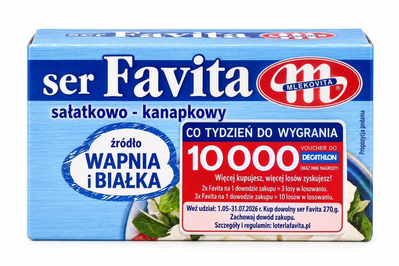 Сир Фета Favita Mlekovita 18% 270г