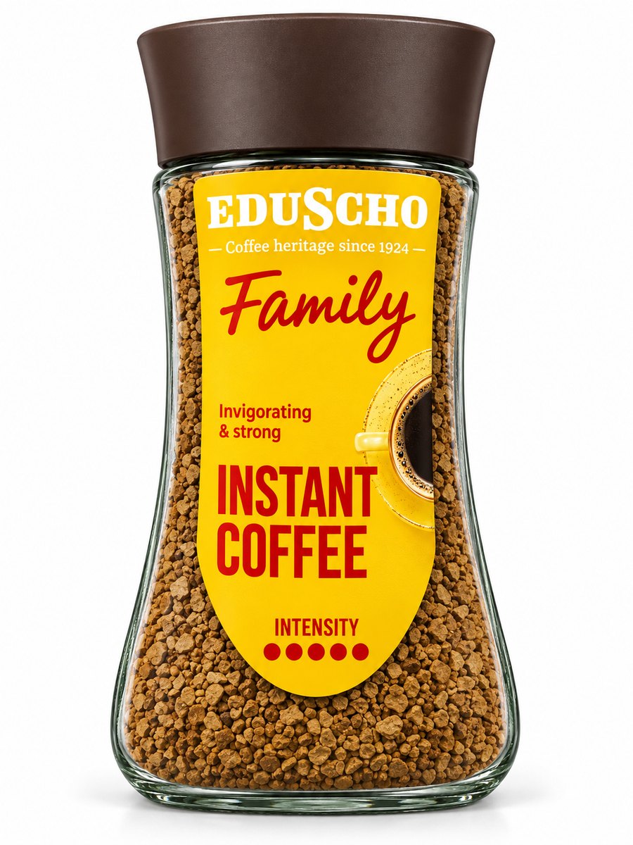 Кава розчинна EDUSCHO family 200г