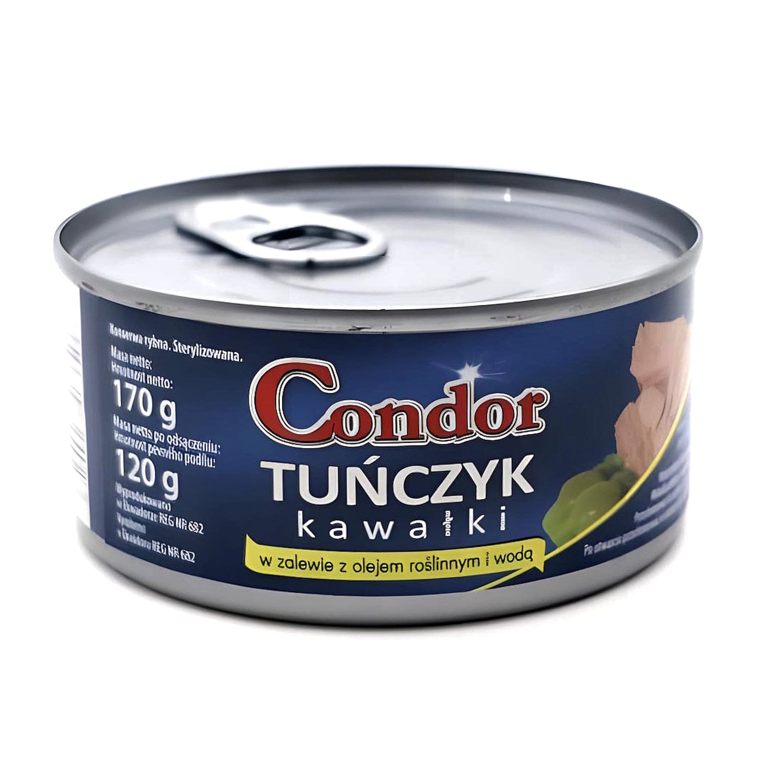Тунець Condor у соняшниковій олії шматочками, 170 г