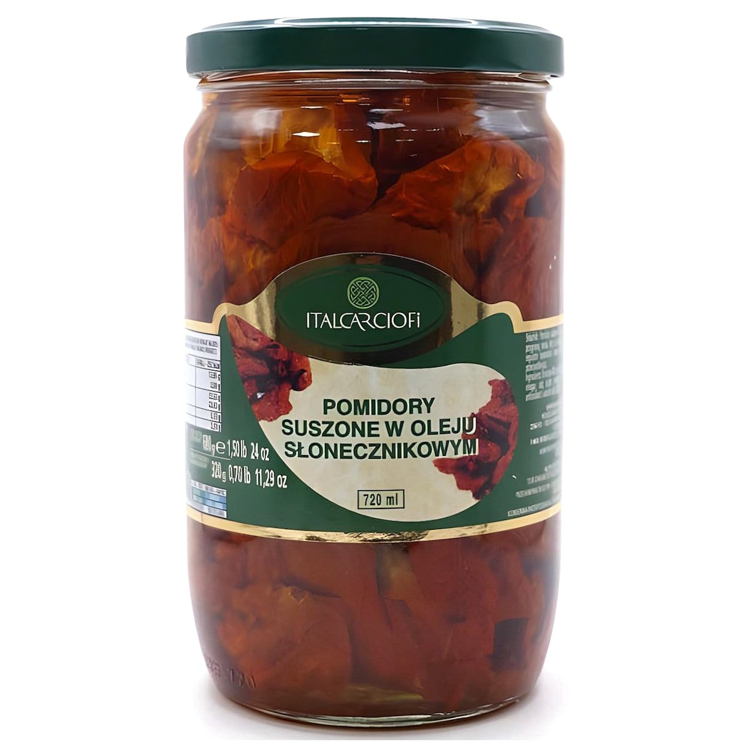 В'ялені томати в олії Italcarciofi, 680 г