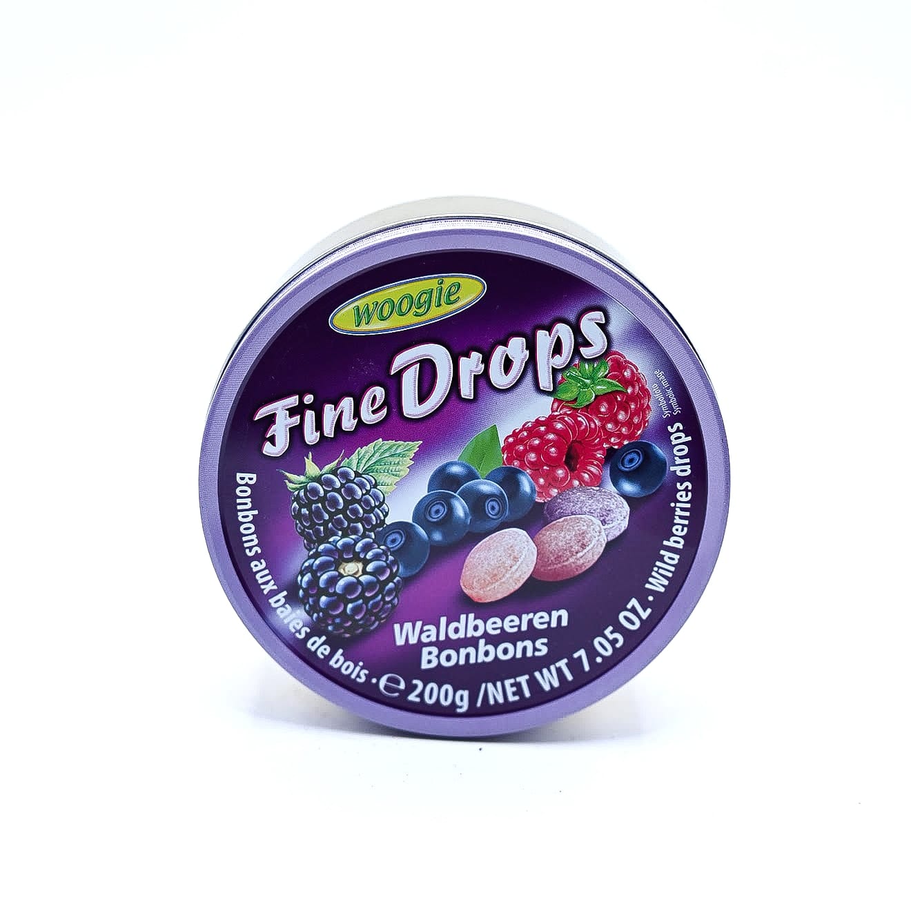 Woogie Fine Drops Waldbeeren (лісові ягоди), 200 г